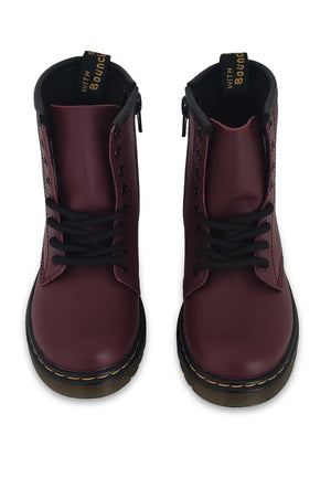 ViaMonte Shop | Dr.Martens stivaletto 1460 softy T bambino bordeaux in pelle
