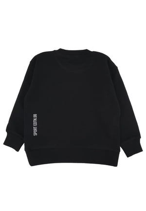 ViaMonte Shop | Dsquared2 felpa nera bambino in cotone