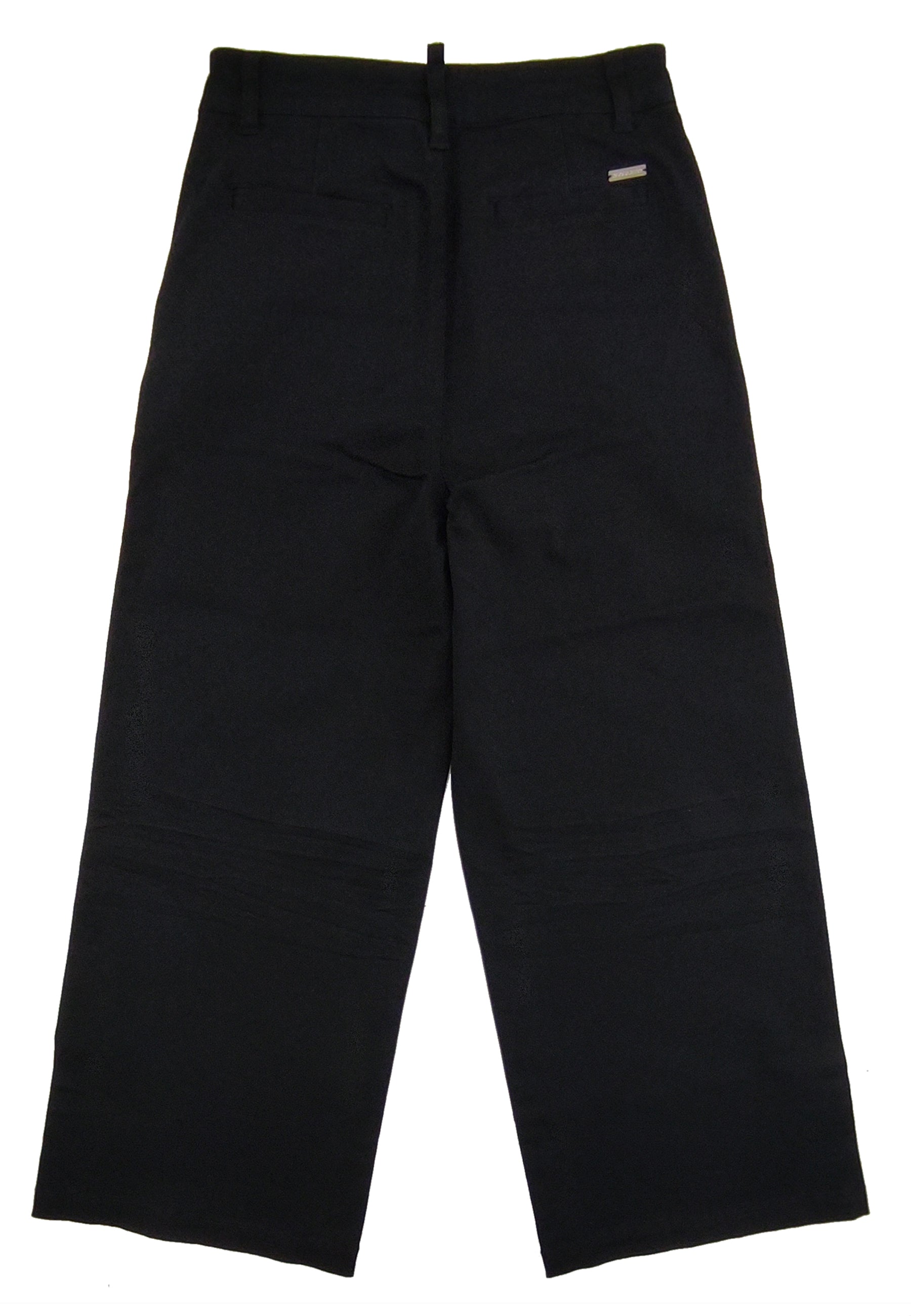 ViaMonte Shop | Dsquared2 pantalone neri bambina in cotone
