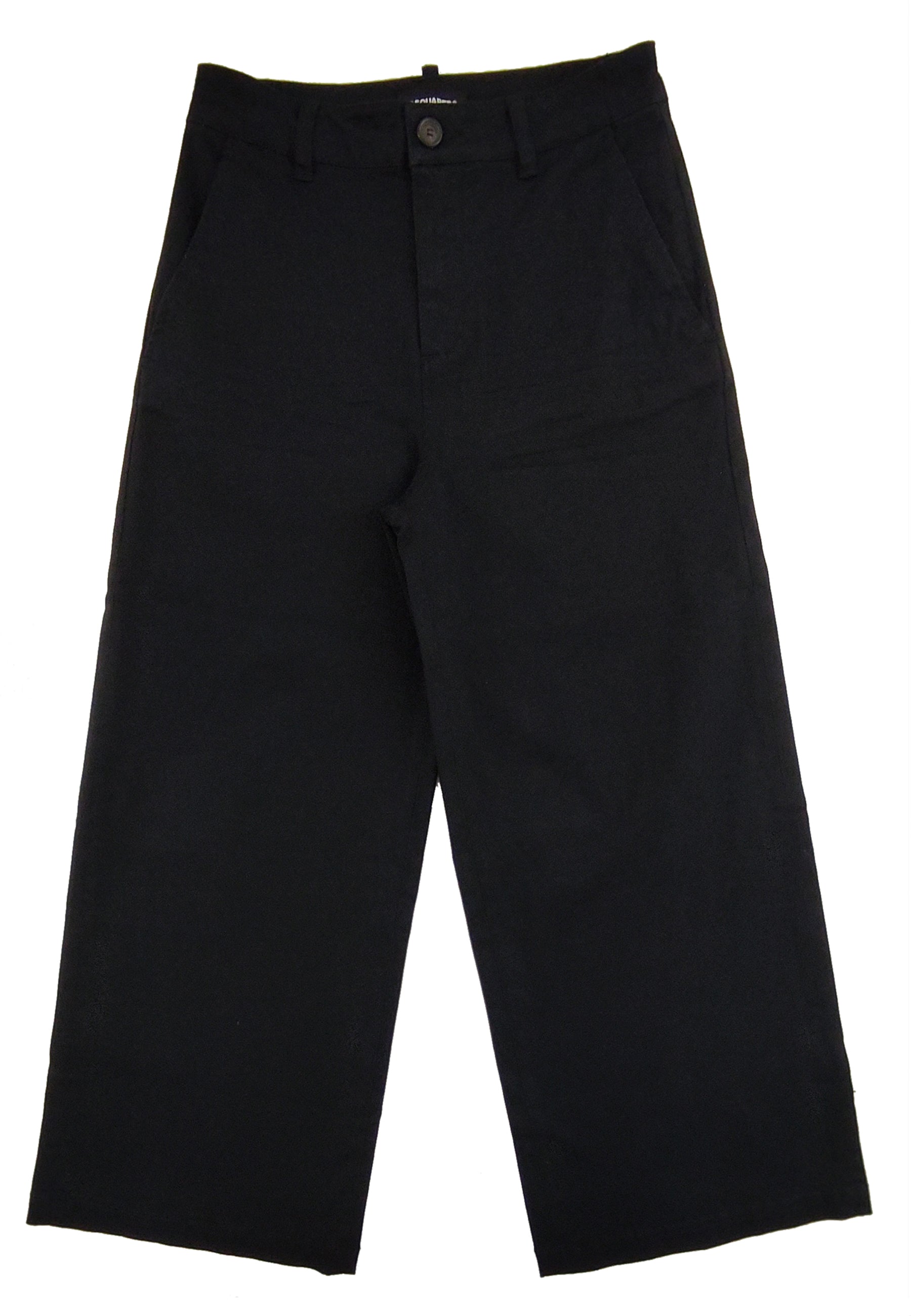 ViaMonte Shop | Dsquared2 pantalone neri bambina in cotone
