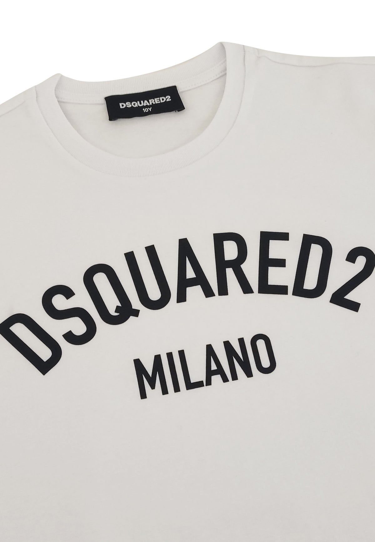 ViaMonte Shop | Dsquared2 t-shirt bianca bambino in cotone