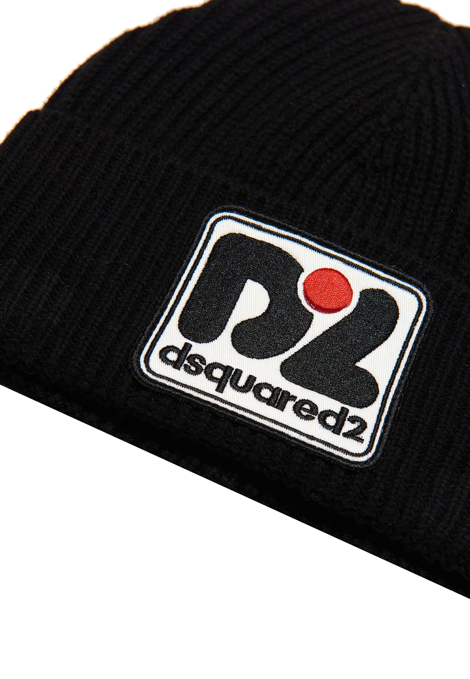 ViaMonte Shop | Dsquared2 cappello nero bambino in misto lana