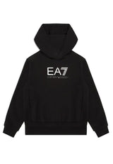 ViaMonte Shop | EA7 Emporio Armani felpa nera bambino in cotone