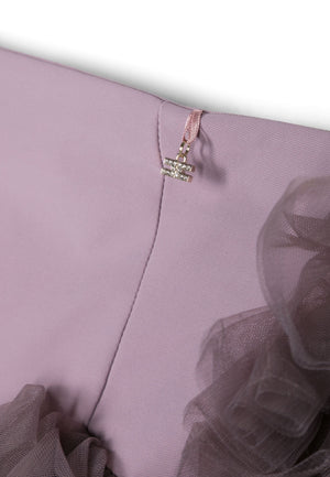 ViaMonte Shop | Elisabetta Franchi gonna viola bambina in nylon
