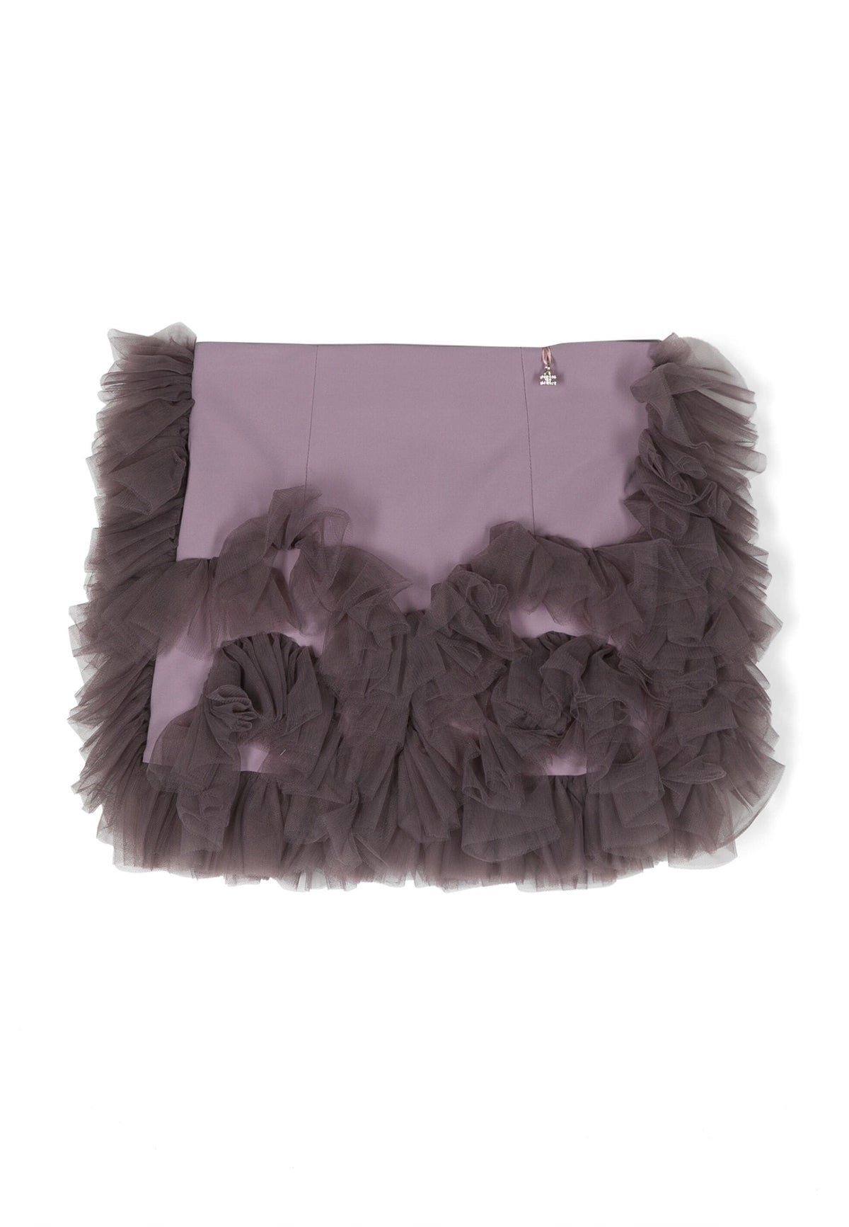 ViaMonte Shop | Elisabetta Franchi gonna viola bambina in nylon