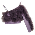 ViaMonte Shop | Elisabetta Franchi top viola bambina in nylon