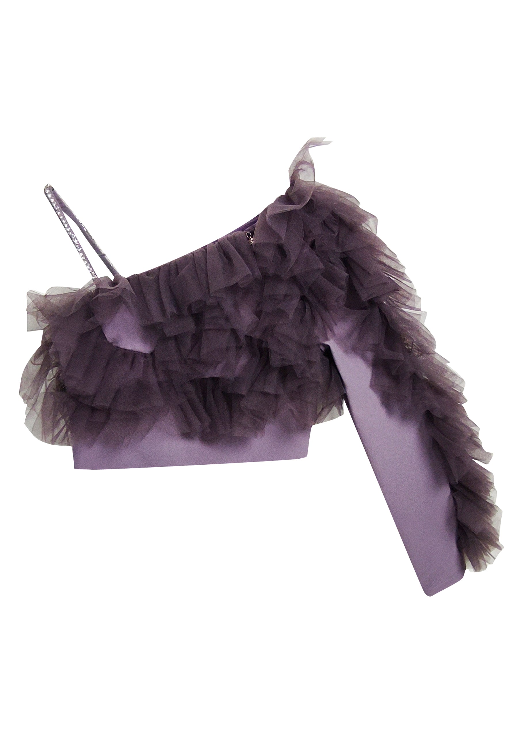 ViaMonte Shop | Elisabetta Franchi top viola bambina in nylon