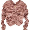 ViaMonte Shop | Elisabetta Franchi t-shirt rosa bambina in lycra
