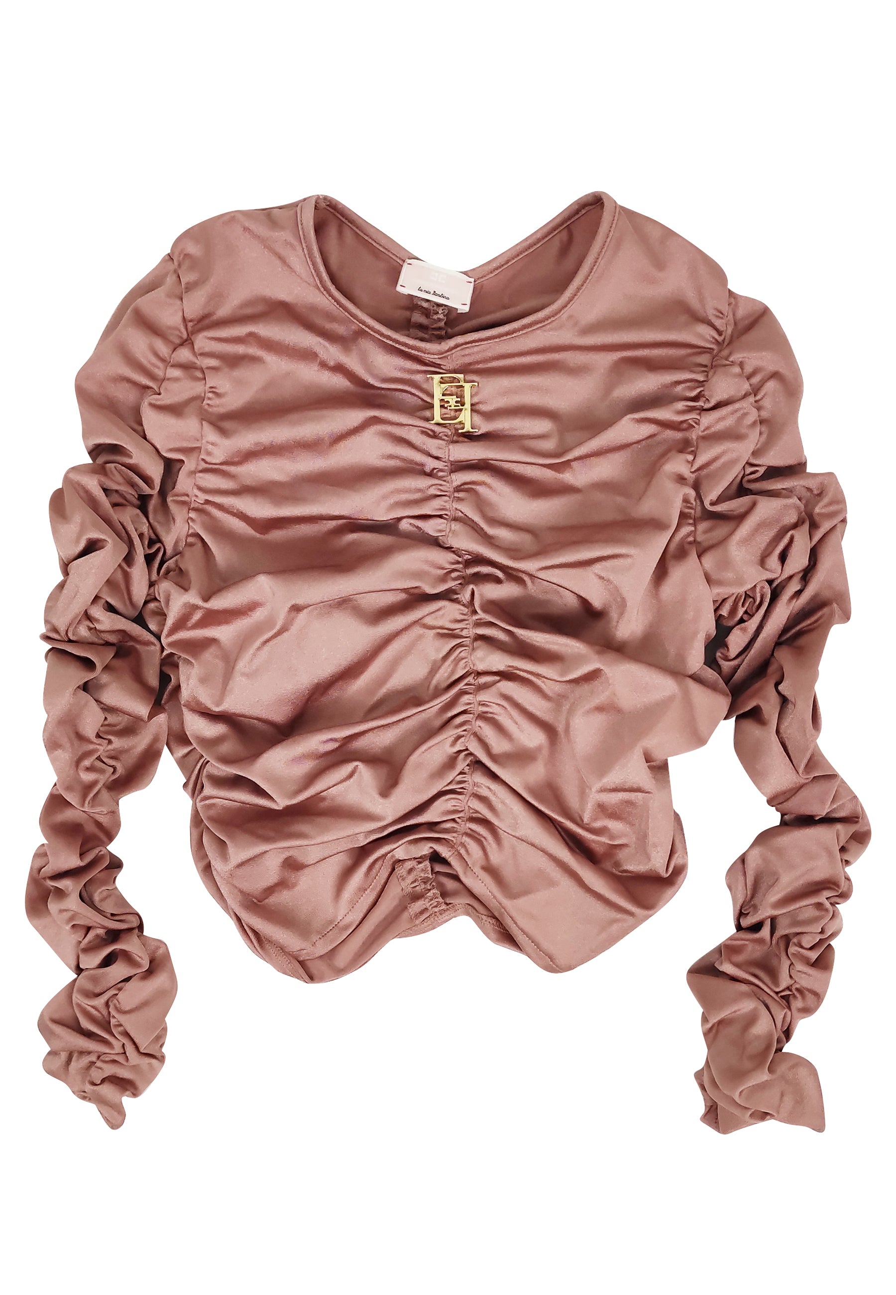 ViaMonte Shop | Elisabetta Franchi t-shirt rosa bambina in lycra