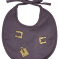 ViaMonte Shop | Elisabetta Franchi bavetta candy violet neonata in cotone