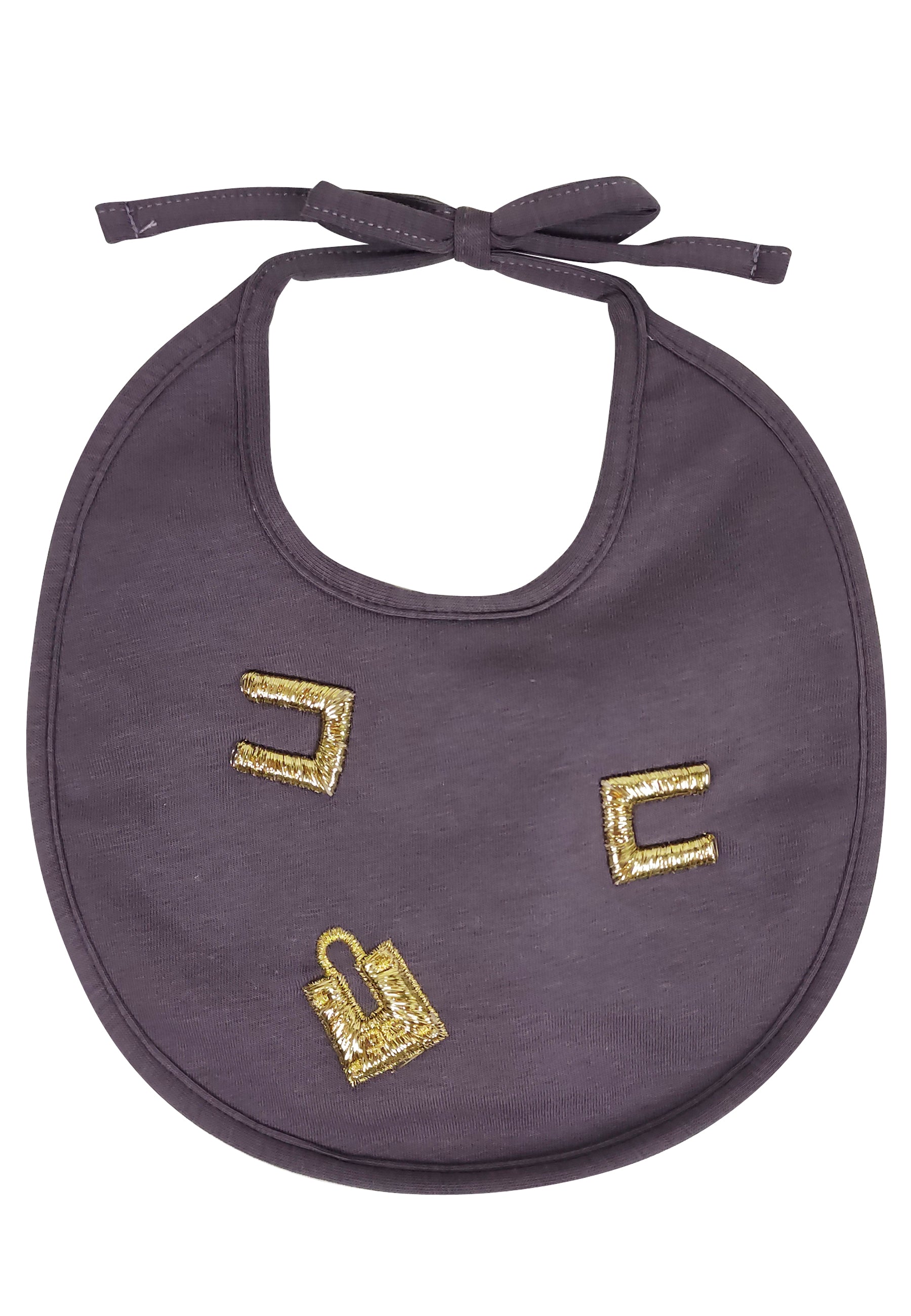 ViaMonte Shop | Elisabetta Franchi bavetta candy violet neonata in cotone
