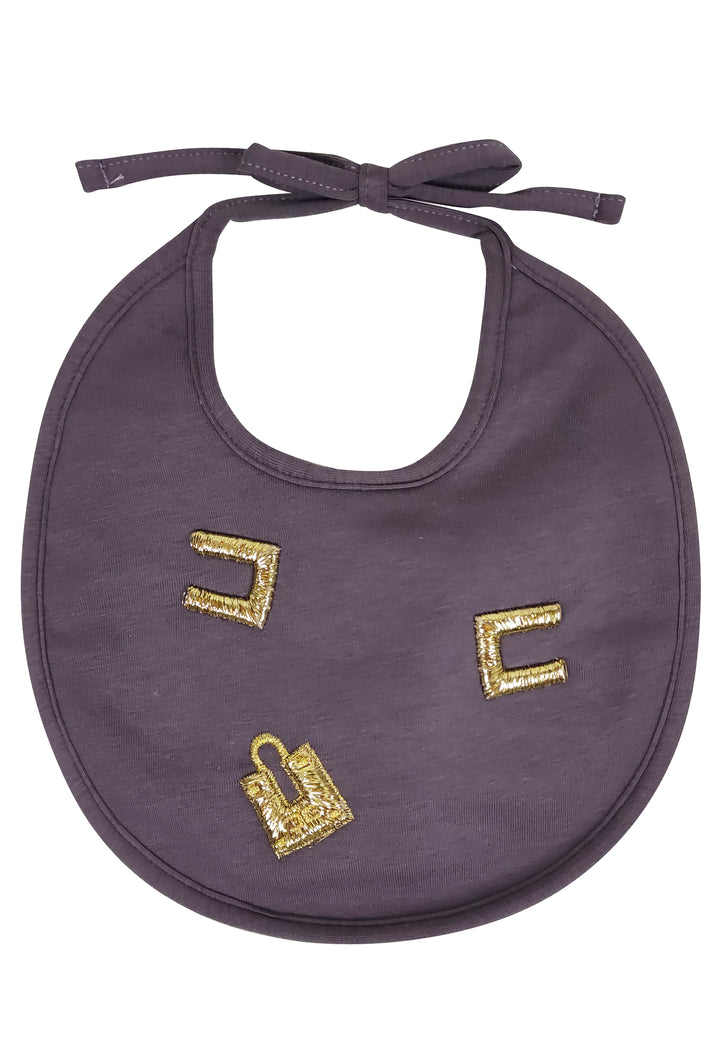 ViaMonte Shop | Elisabetta Franchi bavetta candy violet neonata in cotone