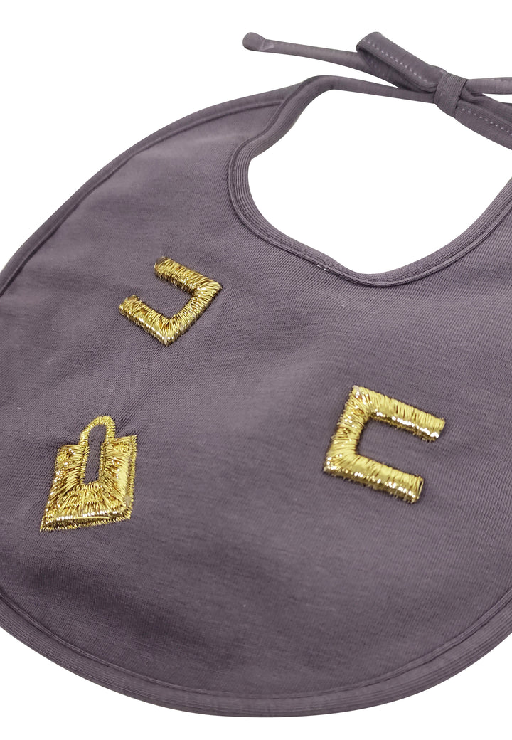 ViaMonte Shop | Elisabetta Franchi bavetta candy violet neonata in cotone