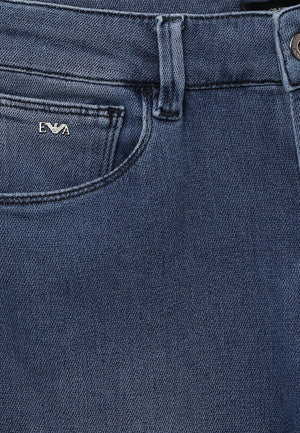 Emporio Armani jeans blu bambino in denim | ViaMonte Shop