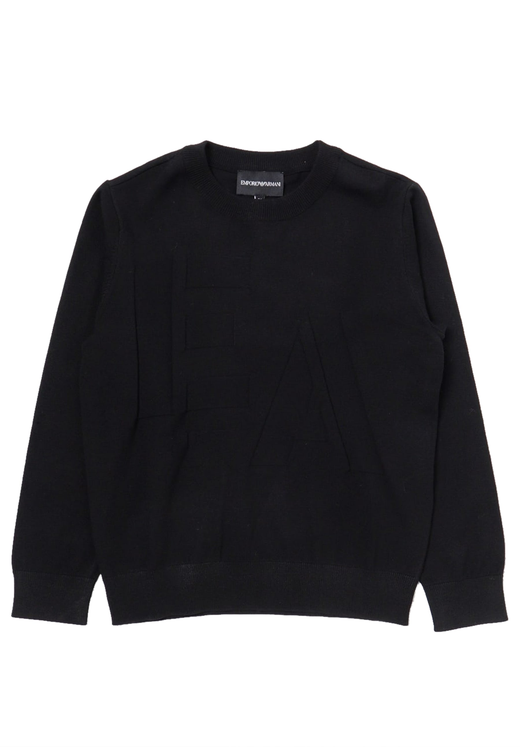ViaMonte Shop | Emporio Armani maglia blu navy bambino in misto viscosa