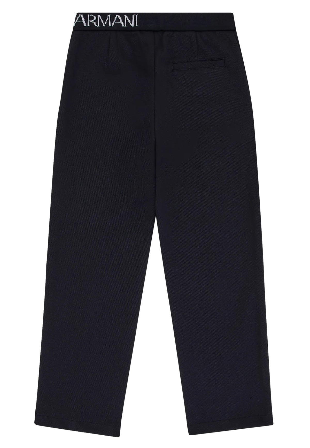 ViaMonte Shop | Emporio Armani pantalone blu navy bambino in misto viscosa