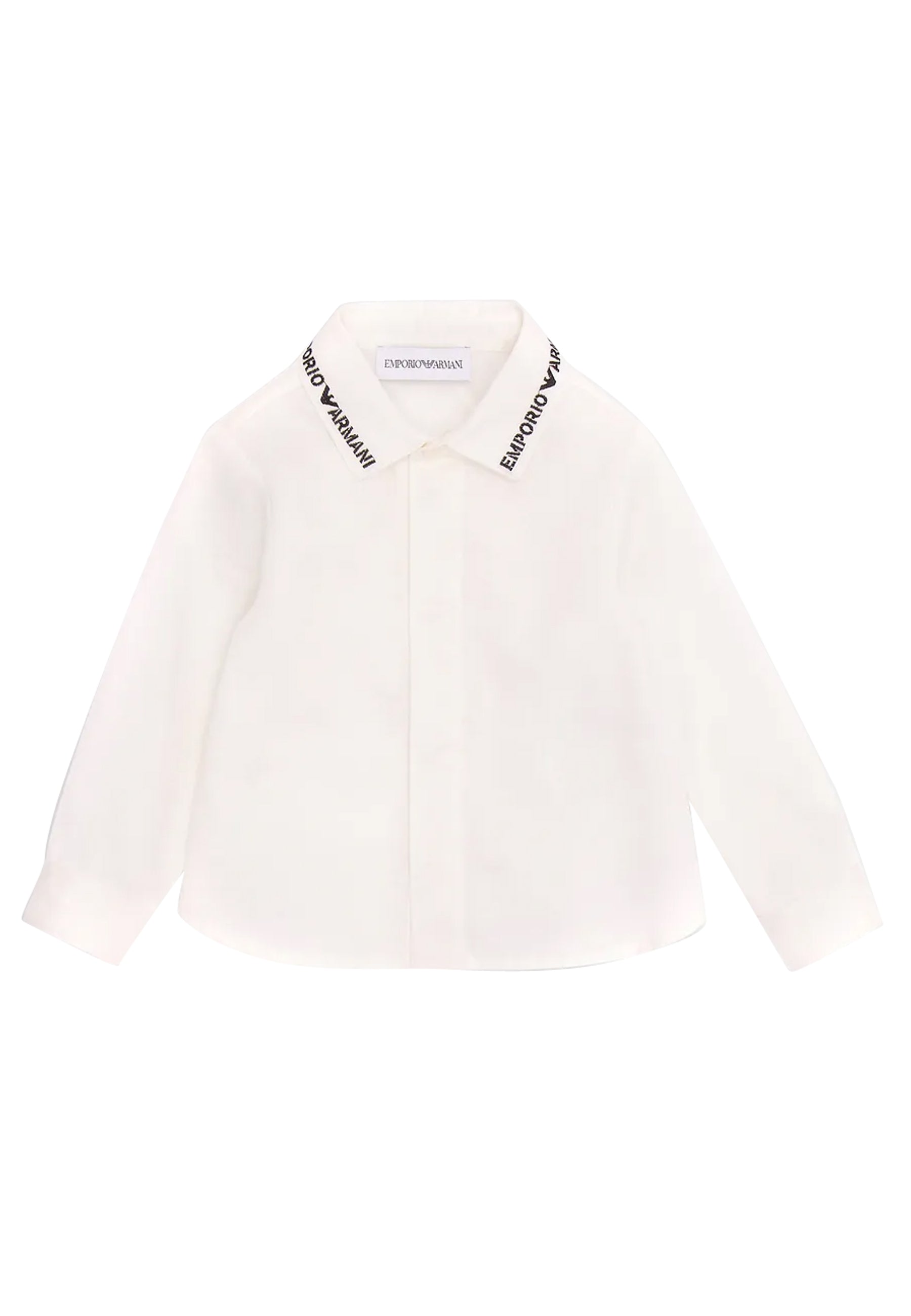 ViaMonte Shop | Emporio Armani camicia bianca neonato in cotone