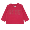 ViaMonte Shop | GCDS t-shirt rossa neonato in cotone