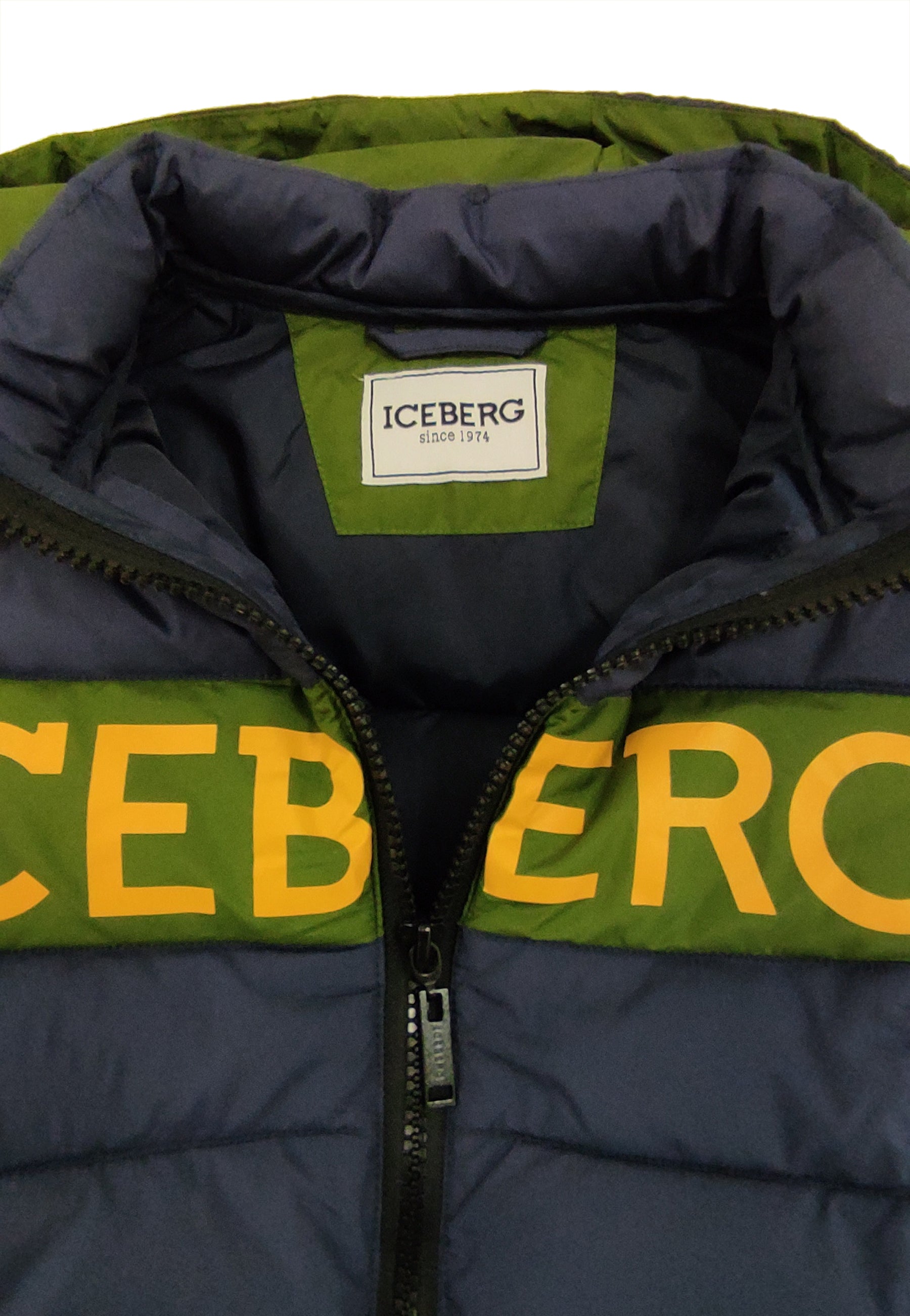 ViaMonte Shop | Iceberg giubbino blu/verde neonato
