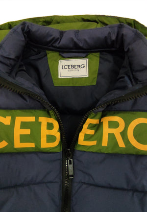 ViaMonte Shop | Iceberg giubbino blu/verde neonato