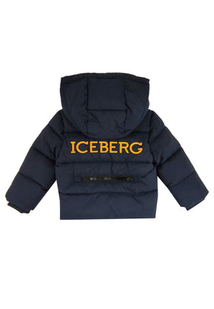 ViaMonte Shop | Iceberg giubbino blu neonato in nylon