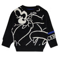 ViaMonte Shop | Iceberg maglia nera neonato in misto lana