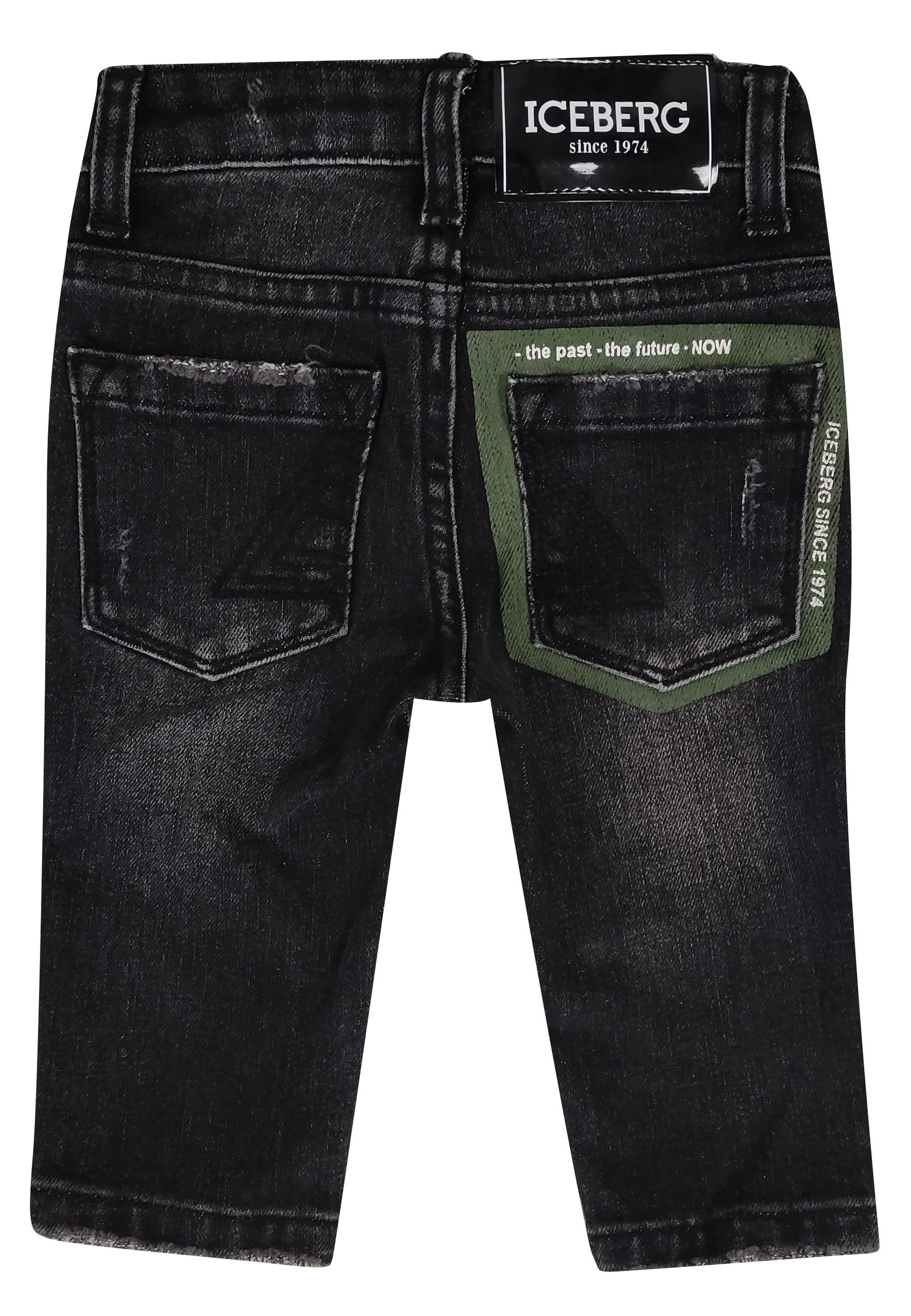 ViaMonte Shop | Iceberg jeans nero bambino in denim