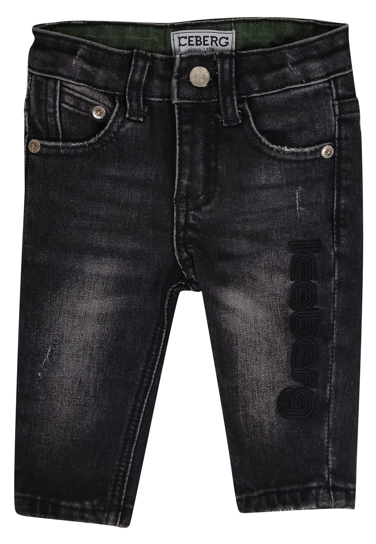 ViaMonte Shop | Iceberg jeans nero bambino in denim