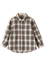 ViaMonte Shop | Il Gufo camicia multicolor neonato in cotone