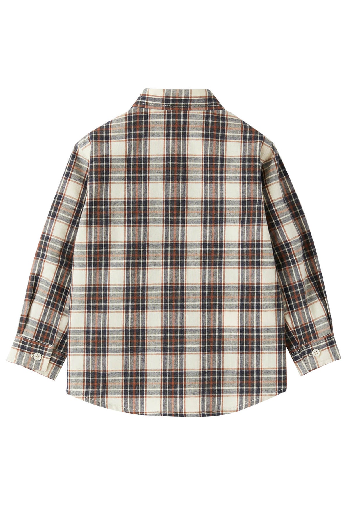 ViaMonte Shop | Il Gufo camicia multicolor neonato in cotone