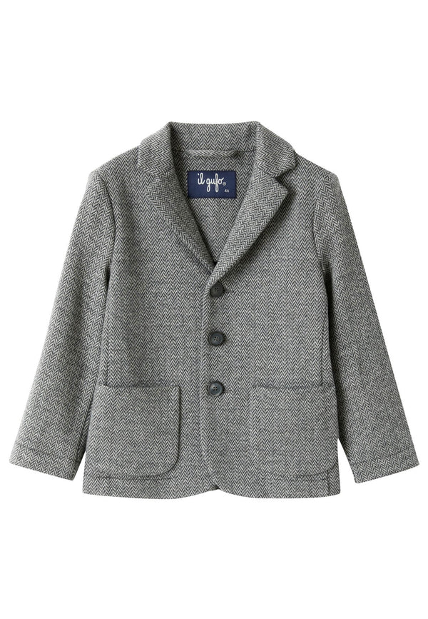 ViaMonte Shop | Il Gufo giacca grigia bambino in cotone