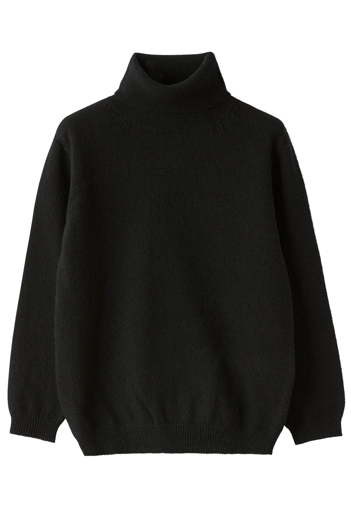 ViaMonte Shop | Il Gufo maglia nera bambino in pura lana vergine
