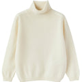 ViaMonte Shop | Il gufo maglia bianca bambino in pura lana vergine