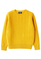 ViaMonte Shop | Il Gufo maglia gialla bambino in lana vergine