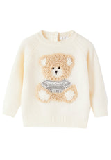ViaMonte Shop | Il Gufo maglia panna bambino in pura lana vergine