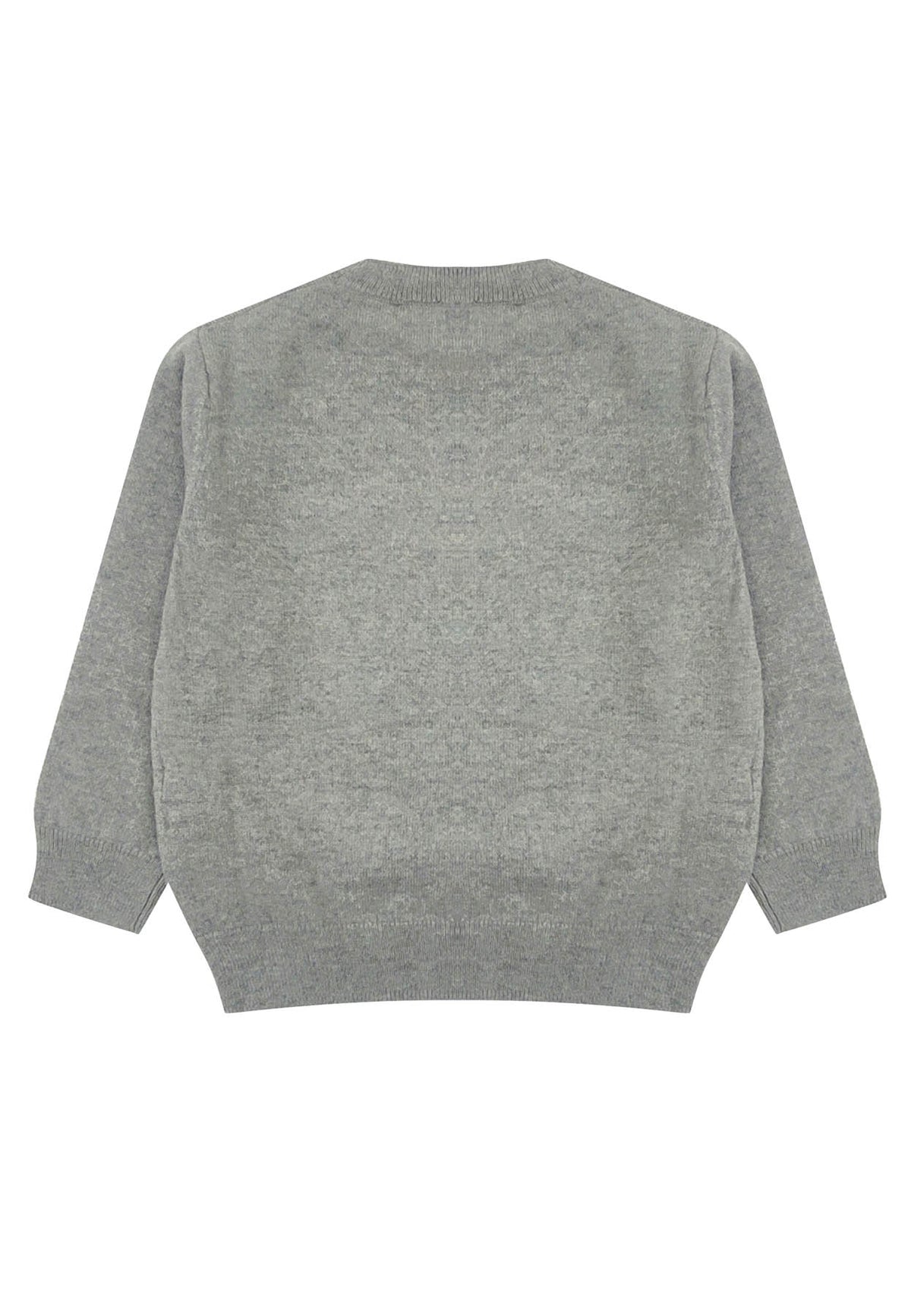 ViaMonte Shop | Il Gufo maglia grigia bambino in pura lana vergine