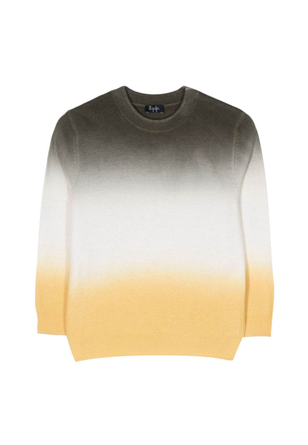 ViaMonte Shop | Il Gufo maglia multicolor bambino in pura lana vergine