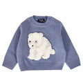 ViaMonte Shop | Il Gufo maglia azzurra neonato in pura lana vergine