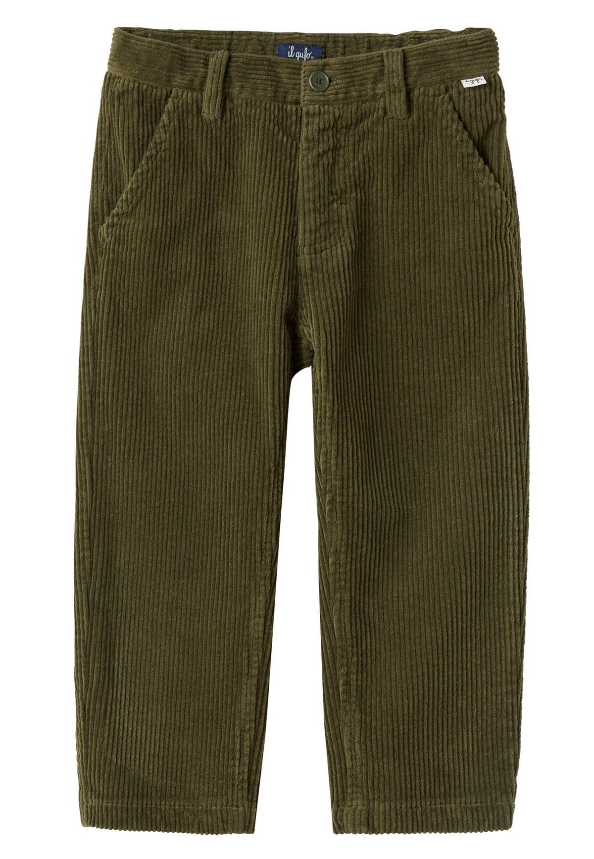 ViaMonte Shop | Il Gufo pantalone verde bambino in cotone