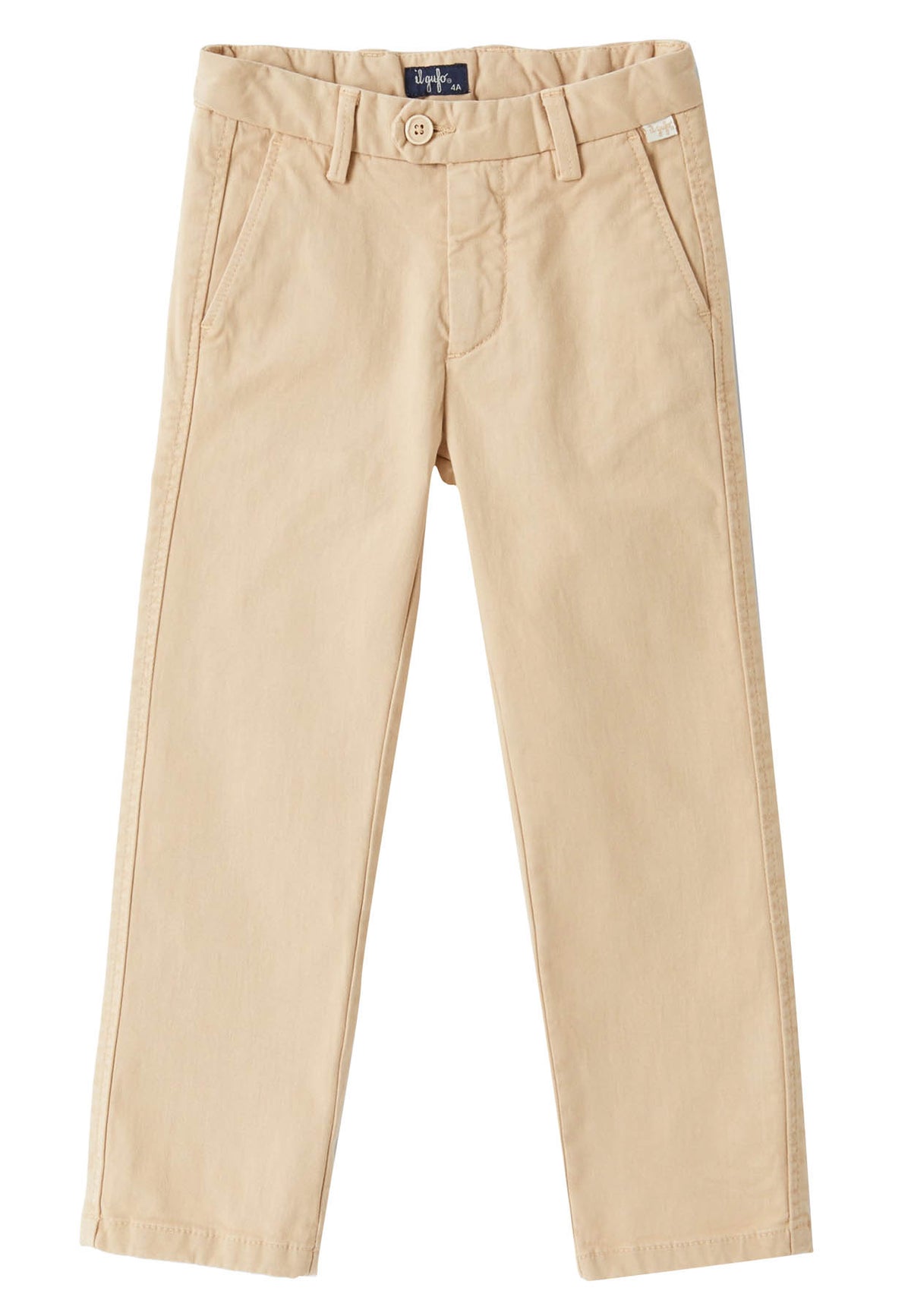 ViaMonte Shop | Il Gufo pantalone beige bambino in cotone