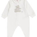 ViaMonte Shop | Il Gufo tutina bianca neonato in cotone