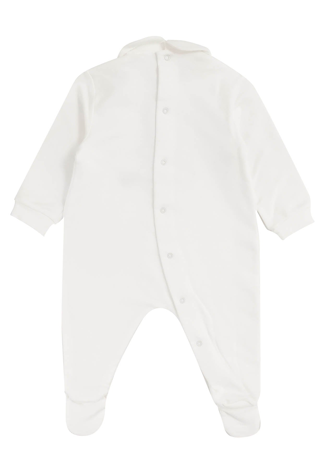 ViaMonte Shop | Il Gufo tutina bianca neonato in cotone