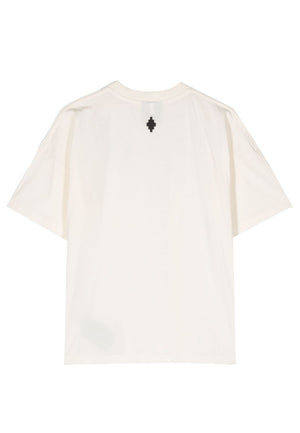 ViaMonte Shop | Marcelo Burlon t-shirt beige bambino in cotone organico