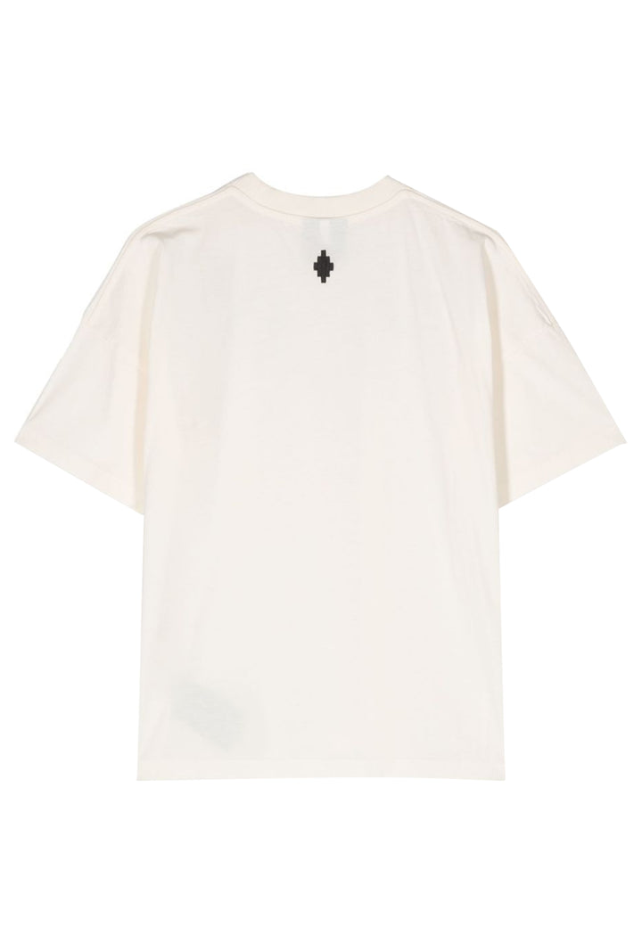ViaMonte Shop | Marcelo Burlon t-shirt beige bambino in cotone organico