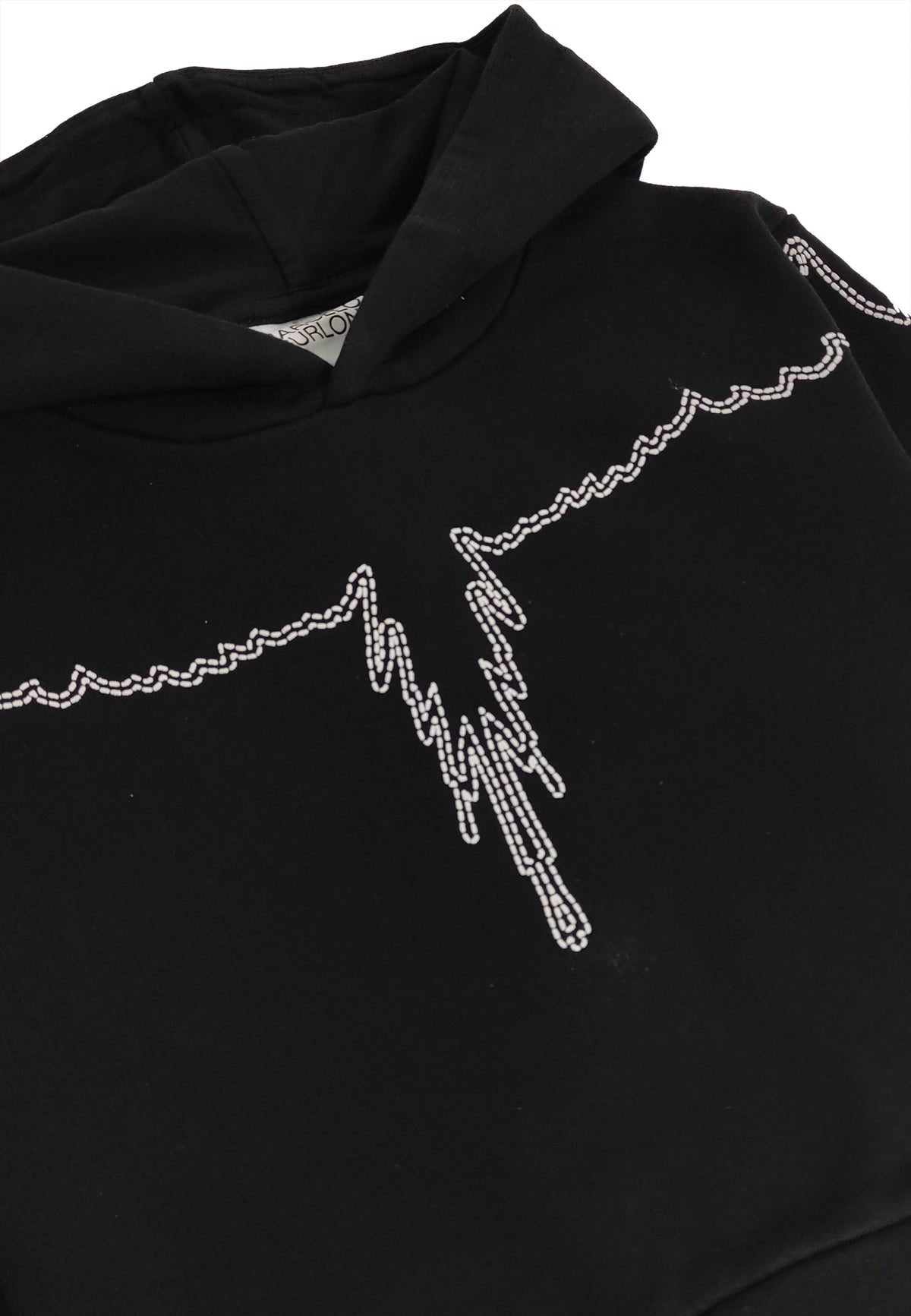 ViaMonte Shop | Marcelo Burlon felpa nera bambino in cotone