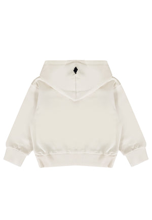 ViaMonte Shop | Marcelo Burlon felpa beige chiaro bambino in cotone