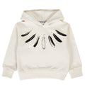 ViaMonte Shop | Marcelo Burlon felpa beige chiaro bambino in cotone