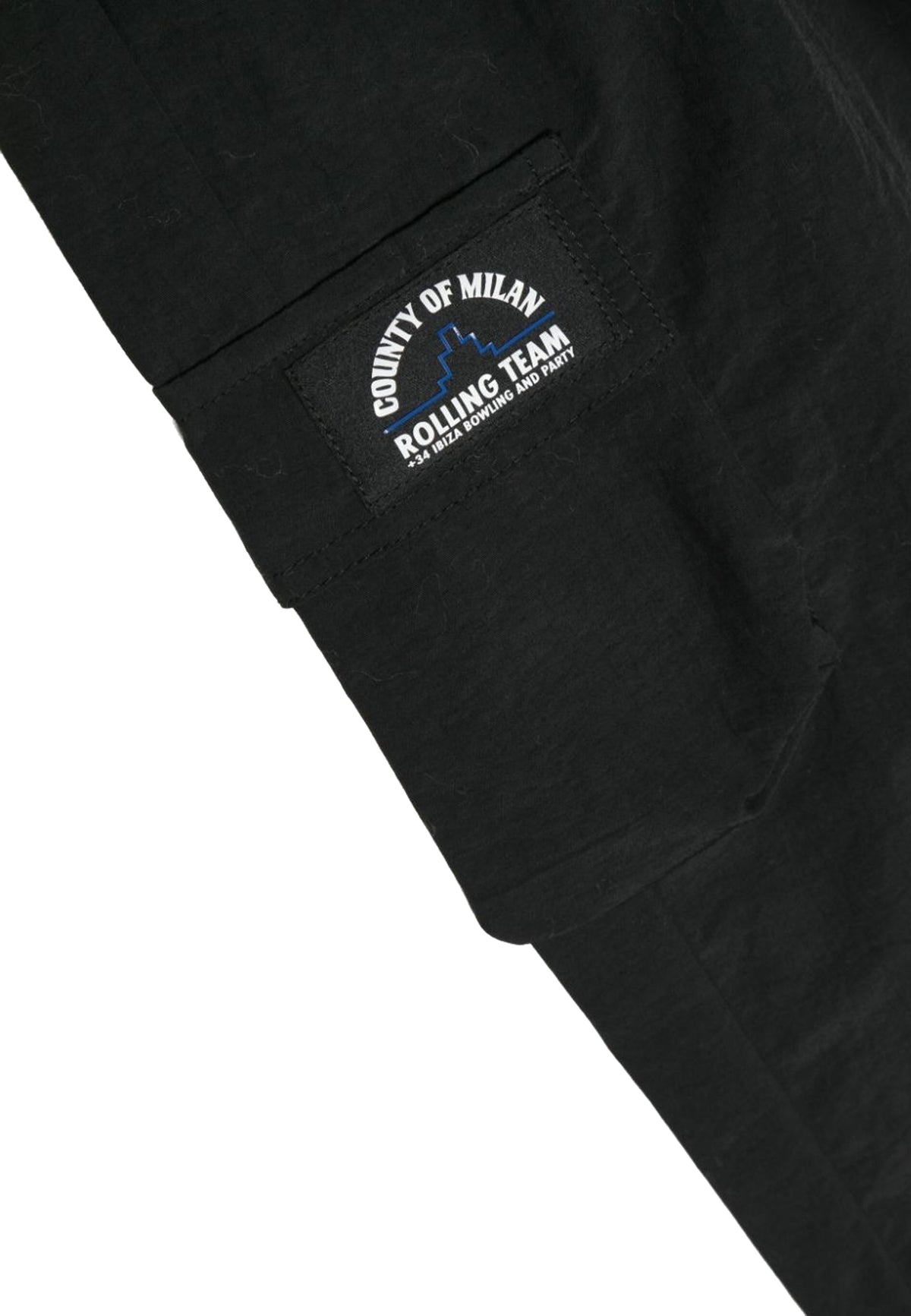 ViaMonte Shop | Marcelo Burlon pantalone nero bambino in nylon