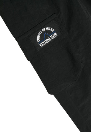 ViaMonte Shop | Marcelo Burlon pantalone nero bambino in nylon