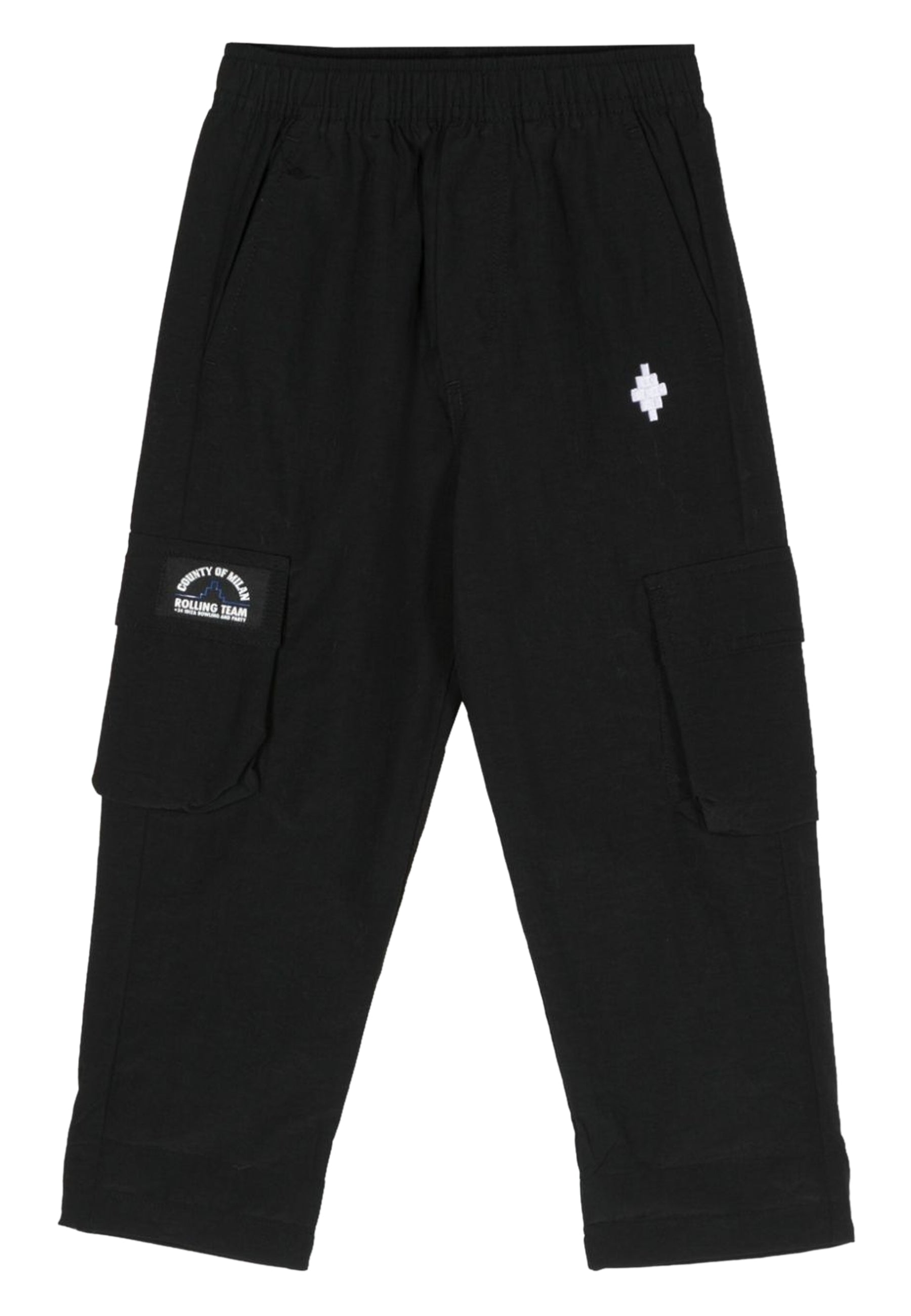 ViaMonte Shop | Marcelo Burlon pantalone nero bambino in nylon
